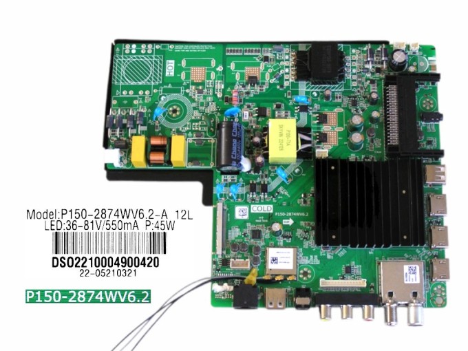 Základná doska SENCOR SLE43US801TCSB - LCD LED modul P150-2874WV6.2