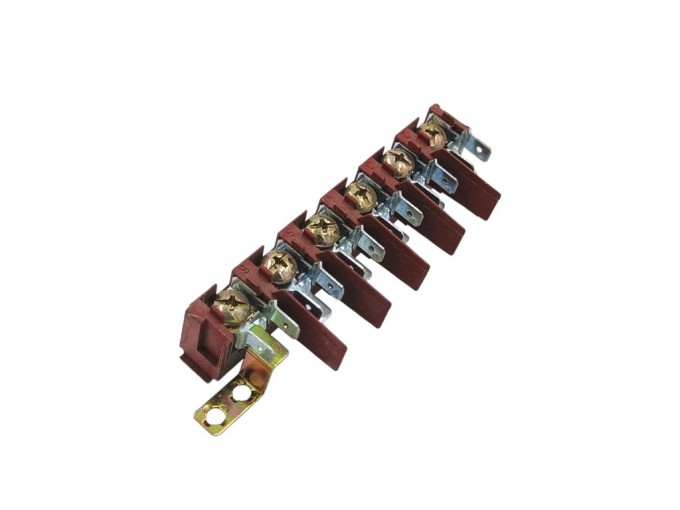 Univerzálna 6 pólová svorkovnica pre pripojenie vodičov na sporáky