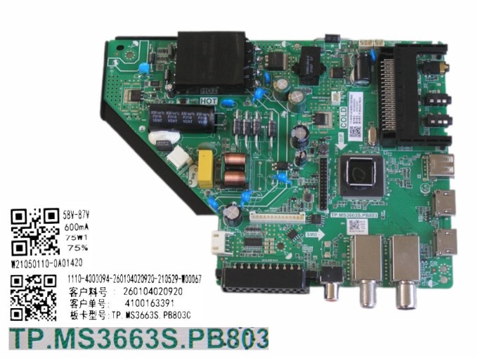 Základná doska SENCOR SLE42F16TCS TP.MS3663S.PB803