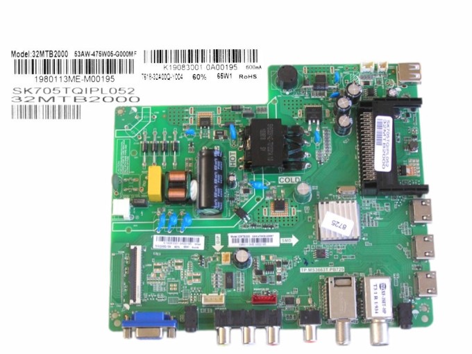 Základná doska Metz 32MTB2000 - Main board TP.MS3663T.PB729