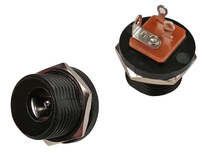 Panelový napájací konektor 5.5 x 2.1mm s vypínačom FC681473