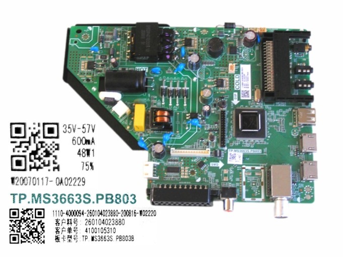 Základná doska pre Vivax LED TV-32LE141T2 (W20070117-0A02229)