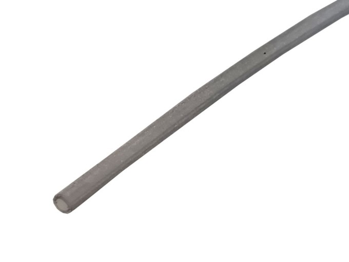 Silikónová bužírka priemer 1.0 x 0.2 mm čierna metráž