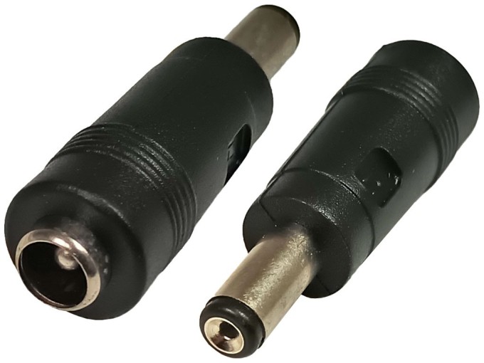 Redukcia napájacích konektor HSWA 5.5 x 2.1 mm na 5.5 x 1.5 mm