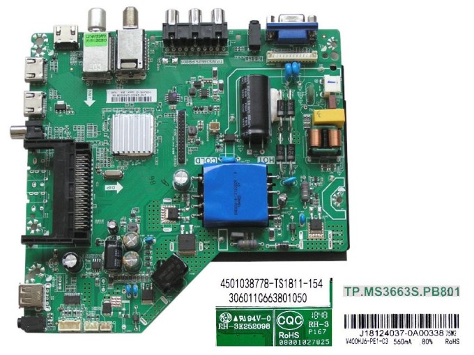 LCD modul základná doska VIVAX TV-40LE112T2S2