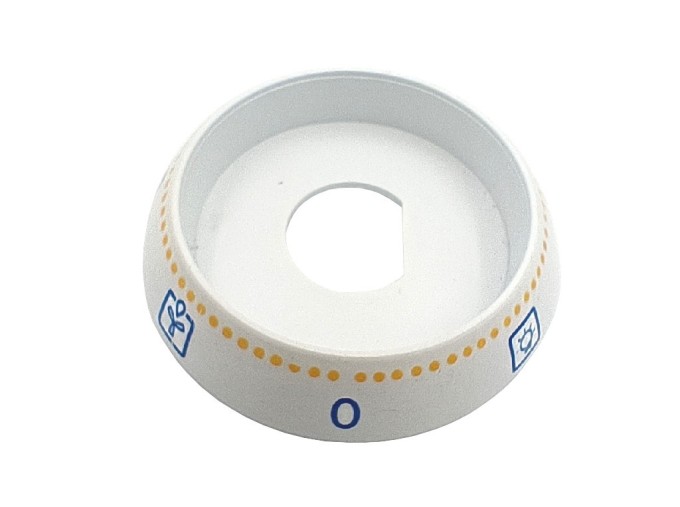 Kružok gombíka prepínania funkcií rúry MORA GORENJE, 0 + 6 polôh, biely