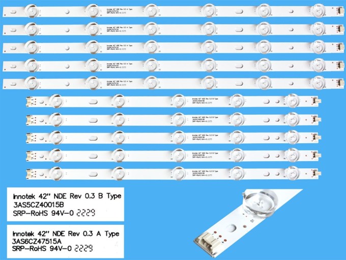 LED podsvit sada 872mm pre LCD TV LG 42"