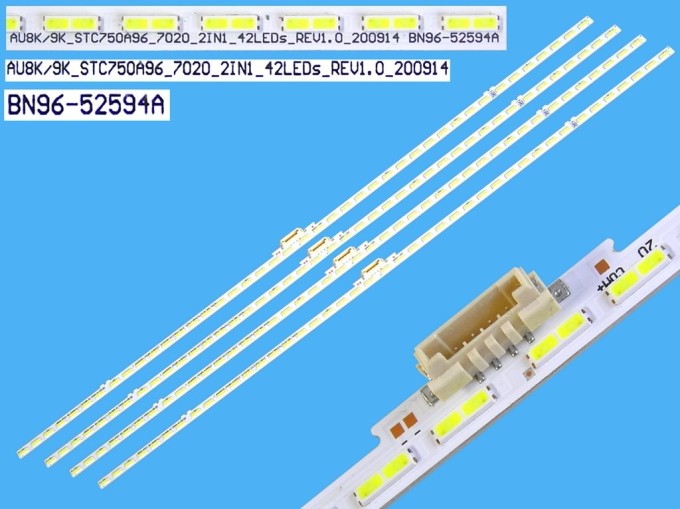 LED podsvit 410mm pre Samsung 75AU8K - sada 4ks