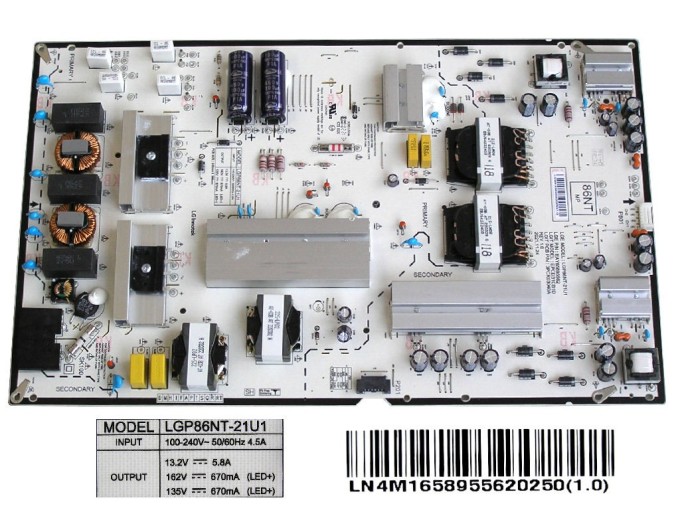 LCD Power Supply Module EAY65895562 pre LG 86UQ91003LA
