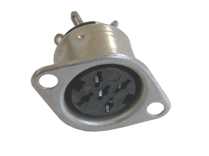 Repro konektor DIN káblový samec TESLA 5-pin