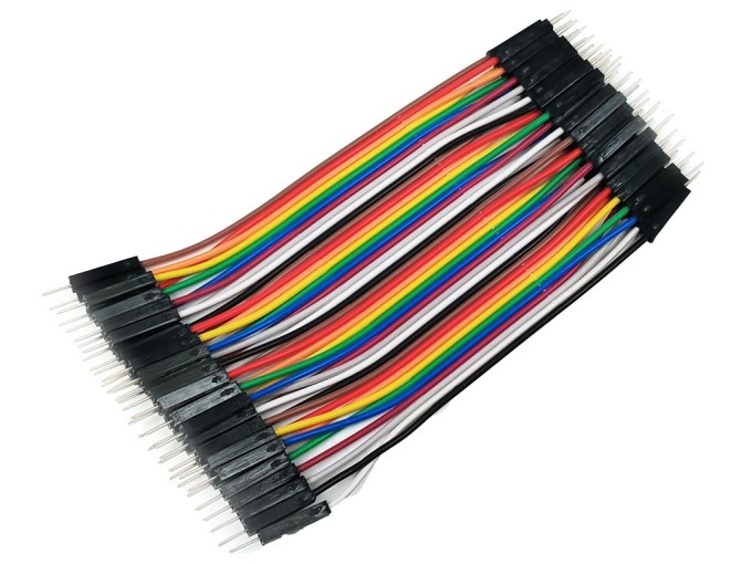 Dupont Prepojovacie Káble 40 Pin, 10cm, Samec - Samec