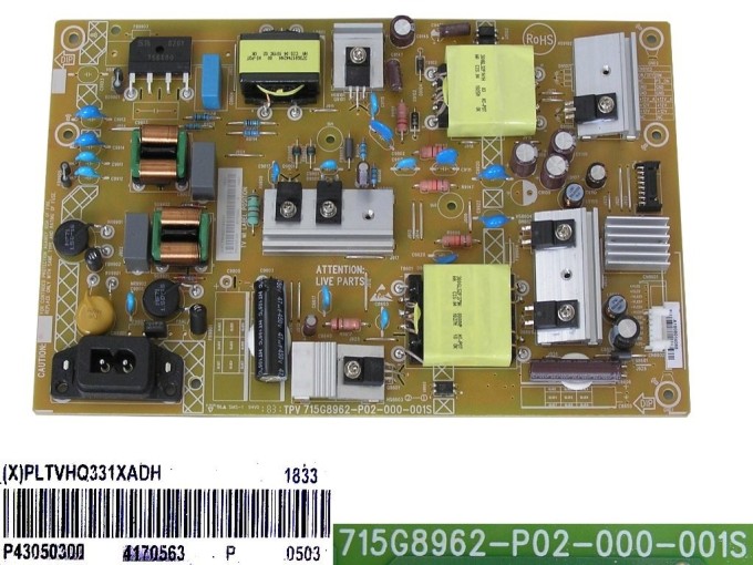 LCD zdroj Philips PLTVHQ331XADH 715G8962-P02-000-001S