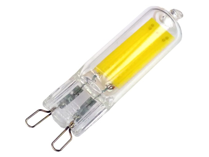 LED žiarovka G9 COB 230V 9W studená biela