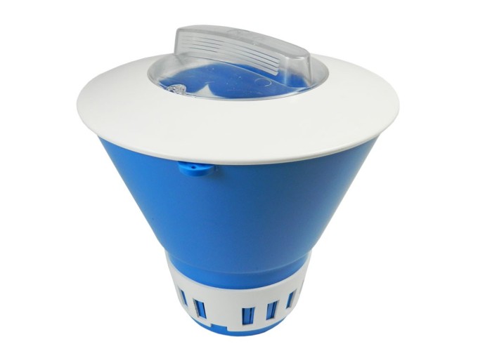 Plávajúci chlórový generátor pre dávkovanie chlórových tabliet