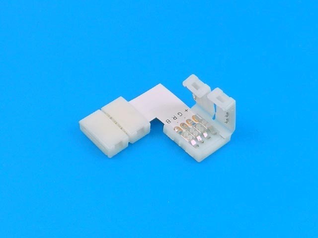 LED spojka L RGB 10mm pre prepojenie LED pásov