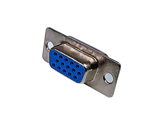 Cannon konektor 15 pin - panelový, samica
