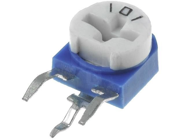 Trimr 1k0, 100mW, PT6-S, stojatý potenciometer