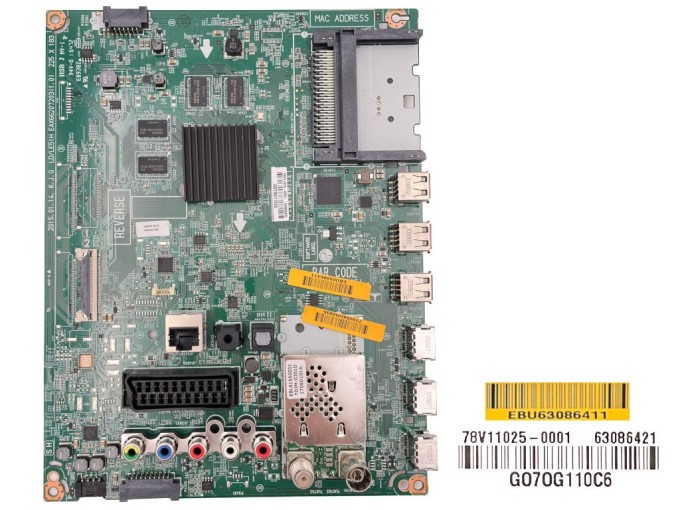 LCD modul základná doska EBU63086411 / main board EBR63086421 pre LG 49LF630V
