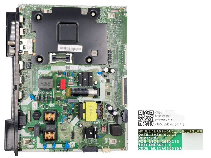 LCD modul základná doska BN96-50988K pre TV Samsung UE43TU7072UXXH