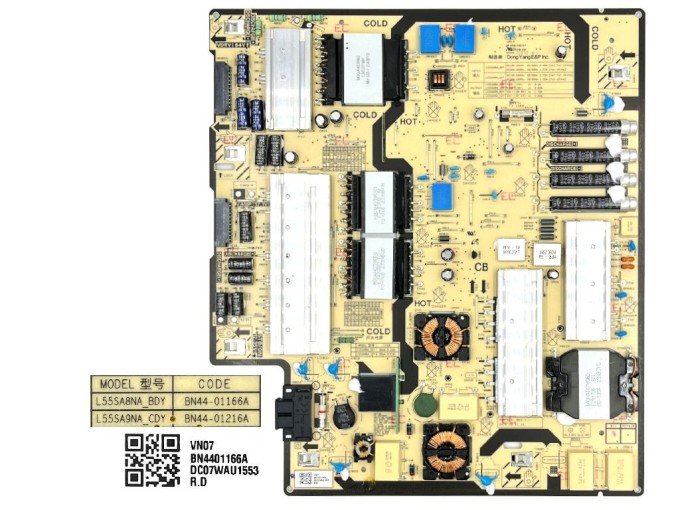 LCD LED modul zdroj BN44-01166A pre TV Samsung