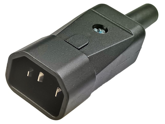 Napájací konektor 230V Male IEC C14 10A