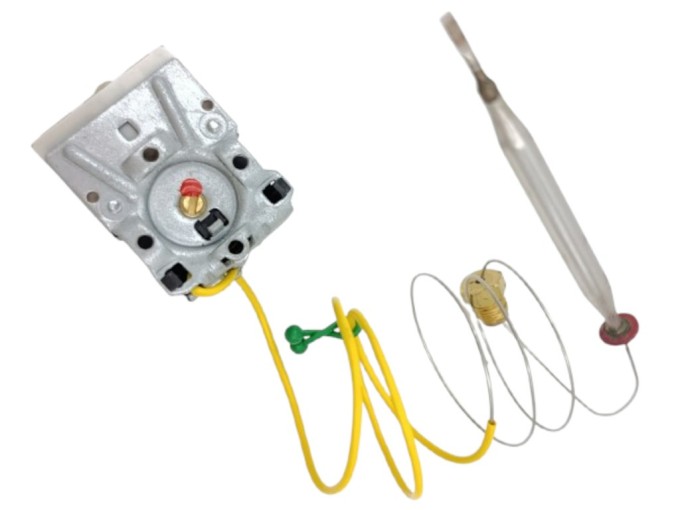 Kapilárový termostat Emerson 716 F - 1744, 90°C, ED516, 2 vývodový