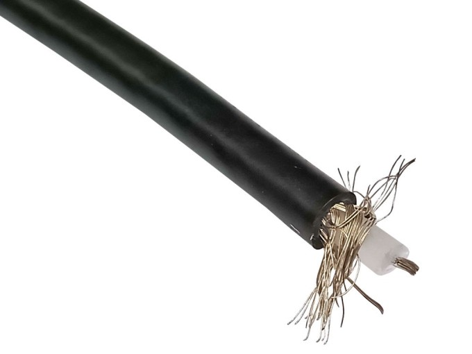 Koaxiálny kábel RG58C/U HELUKABEL 50 Ohm čierny