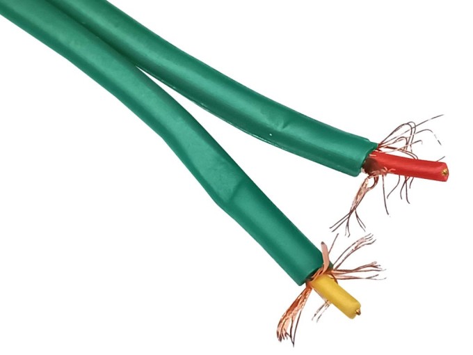 Kábel audio plochý TAS-C118, tienený 2 x 0.14mm²