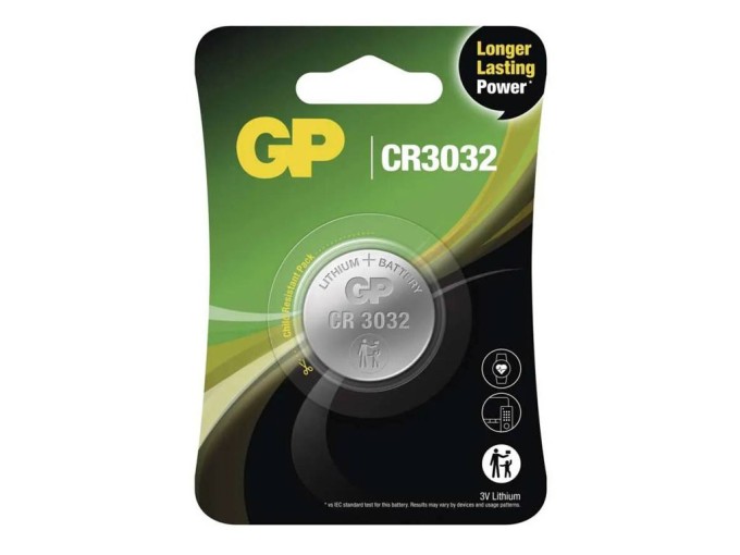 GP CR3032 Litiová Batéria 3V 500mAh