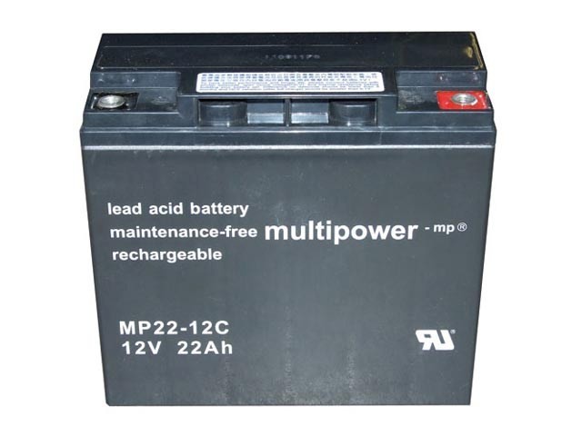 Olovený akumulátor 12V 22Ah MP22-12C Multipower