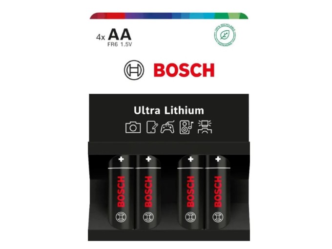 Baterie BOSCH Ultra Lithium AA 1.5V FR6UL4B/00