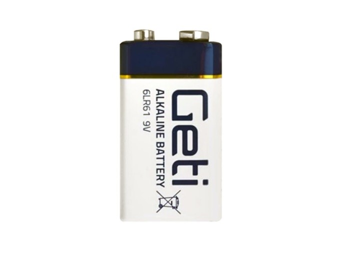 9V Alkalická Batéria Geti 6F22 / 6LR61