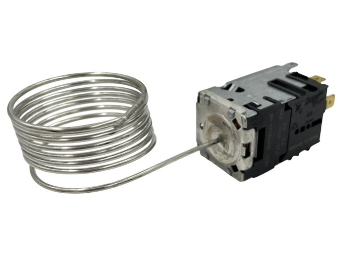 Termostat chladničky Danfoss 077B6208 +3-27°C, min +3-11°C, kapilára 1,2m