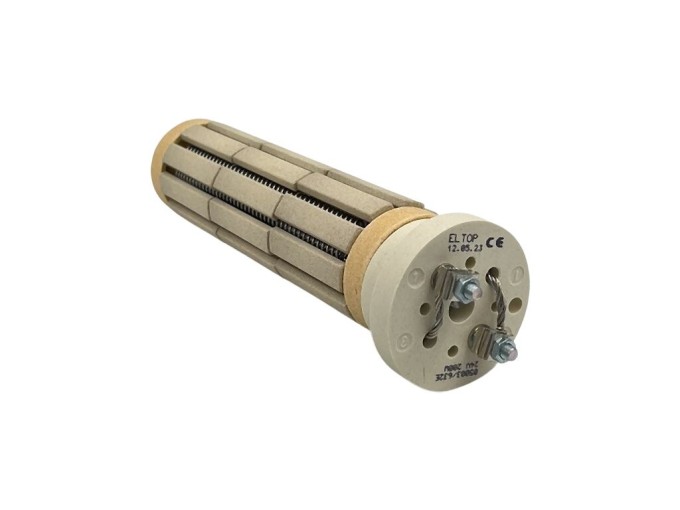 Keramické vykurovacie teleso 200W 24V, 3 články, priemer 48 mm