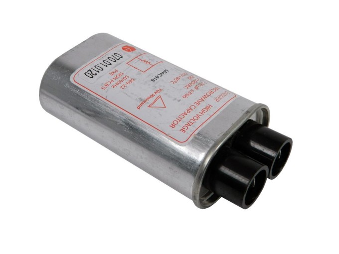 Vysokonapäťový kondenzátor 1.20uF / 2100V pre mikrovlnné rúry