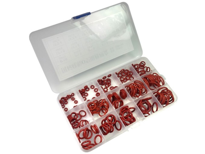 Sada silikónových O-krúžkov 225 ks pre potravinárske stroje