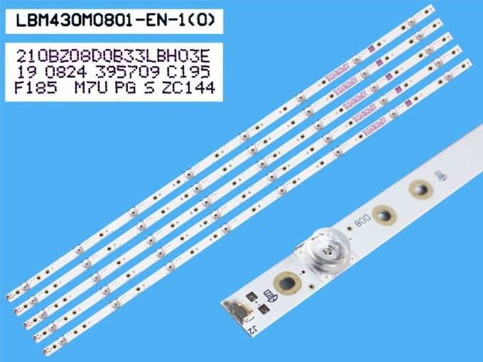 LED podsvit 830mm sada Philips 705TLB43B33LBH03E - 5 pásikov D-LED Backlight
