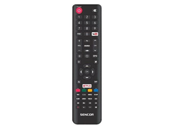Diaľkový ovládač Sencor SLE43US601TCS pre LCD a LED TV