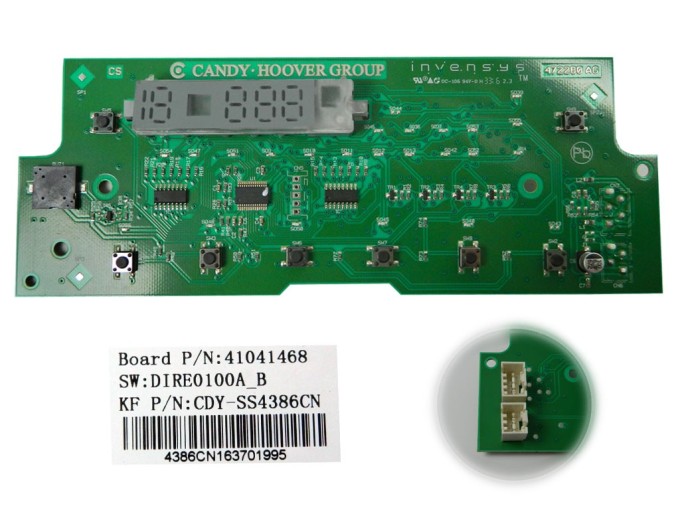 Ovládací modul práčky 41041468 CANDY, HOOVER