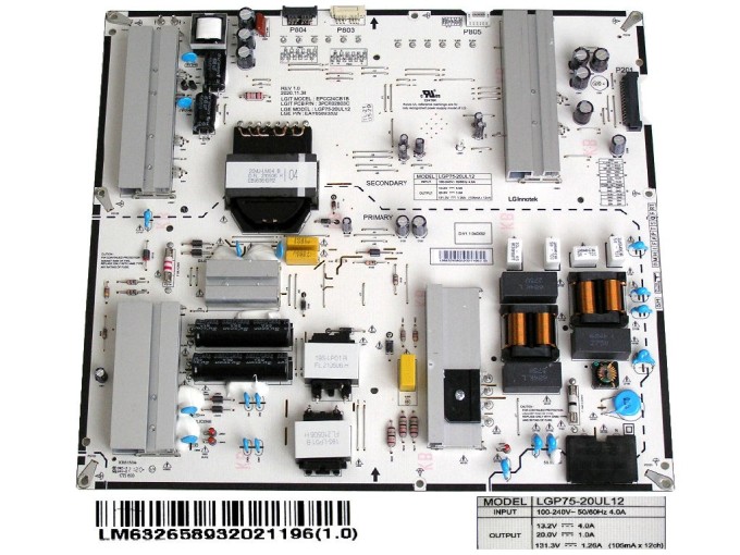 LCD modul zdroj EAY65893202 pre TV LG 75NANO803PA
