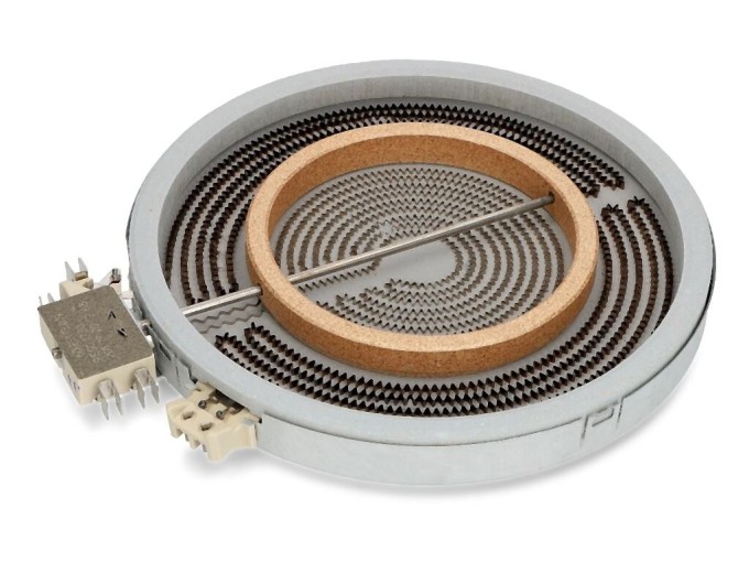 Sklokeramická platňa EGO 1051213034 750W/220W 120/210 mm