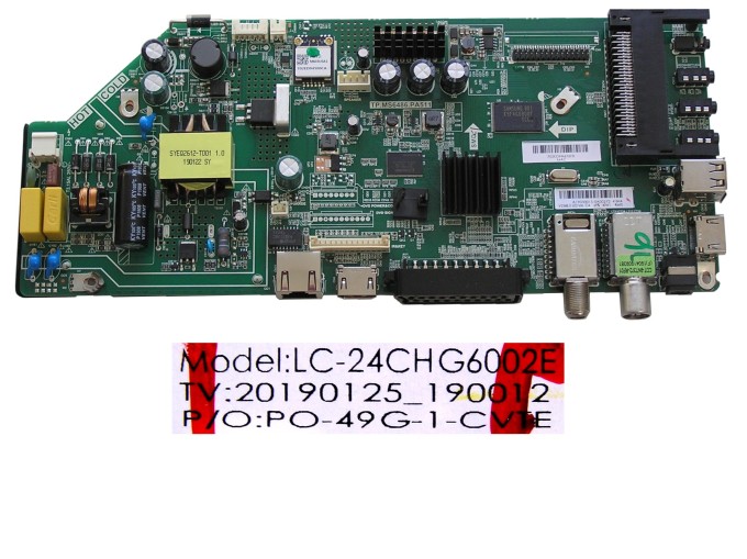 Základná doska Sharp LC-24CHG6002E - Main board A19030015-0A00272