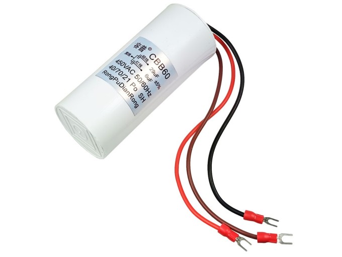 Dvojitý rozbehovoý kondenzátor 29uF / 6uF 450V