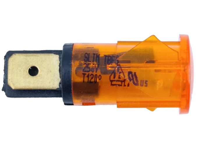 Oranžová kulatá signalizačná kontrolka 3221137