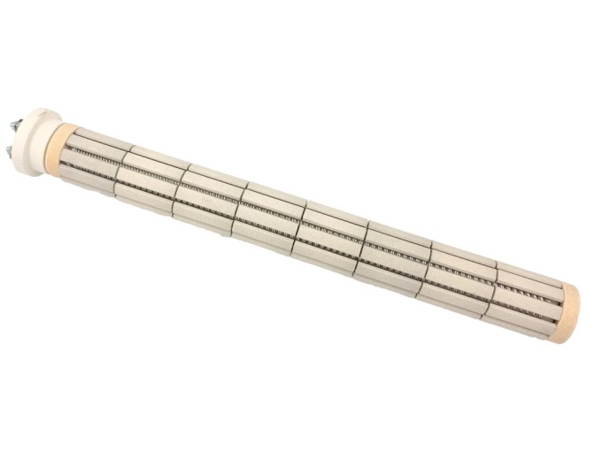 Keramické vykurovacie teleso 1500 W / 180 V a 500 W / 60 V DC, dĺžka 490 mm