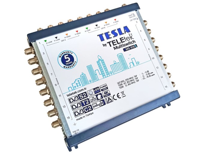 TeleTek 9/16 Multiswitch pre 2 Zariadenia
