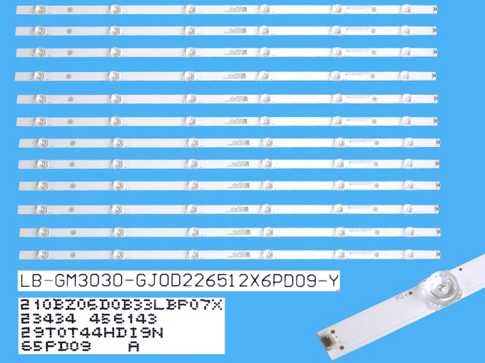 LED podsvit 675mm sada pre LCD TV Philips 705TLB65B33LBP07X