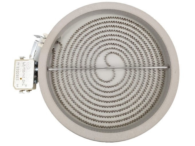 Keramická platňa 180 mm, 1700 W s reguláciou a ukazovateľom zbytkovej teploty
