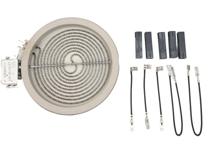Keramická platňa 1200W 145mm s regulátorom a ukazovateľom zbytkového tepla