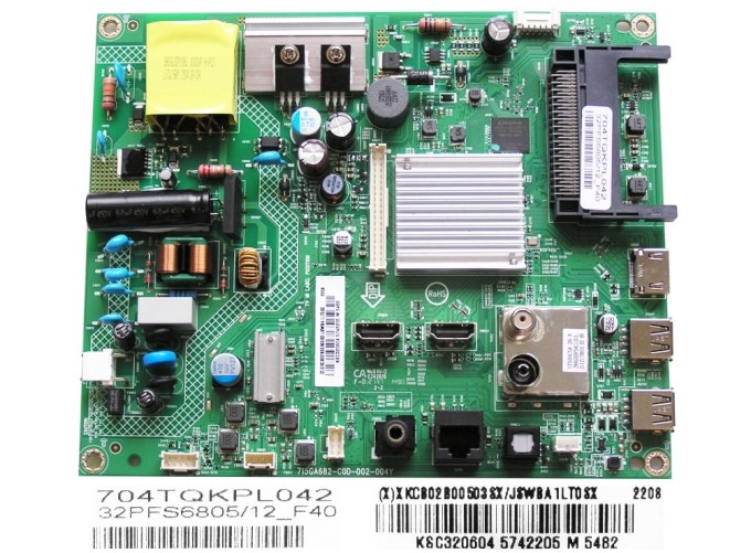 LCD LED Základná Doska Philips XKCB02B00503SX/JSWBA1LT0SX
